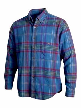 Vintage 90s LOBO by‎ Pendleton Wool Plaid Flannel Shirt Mens XL USA